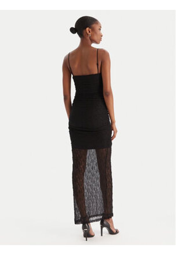 Eleh Sukienka koktajlowa EFW250350 Czarny Slim Fit. Kolor: czarny. Materiał: syntetyk. Styl: wizytowy