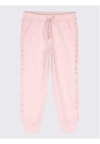 COCCODRILLO - Coccodrillo Spodnie dresowe WC2120101BET Różowy Regular Fit. Kolor: różowy. Materiał: bawełna #1