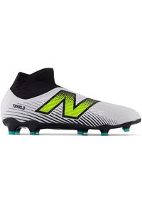 Korki męskie New Balance TEKELA MAGIA FG V4+ ST2FH45 – białe. Wysokość cholewki: przed kolano. Kolor: biały. Materiał: nylon, materiał, syntetyk. Szerokość cholewki: normalna #1