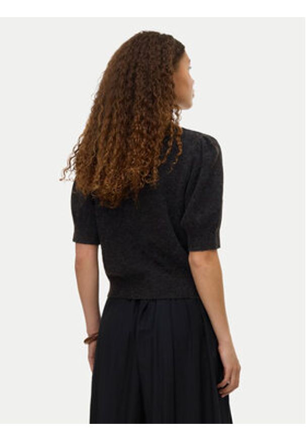 Vero Moda Sweter Doffy 10278313 Brązowy Regular Fit. Kolor: brązowy. Materiał: syntetyk