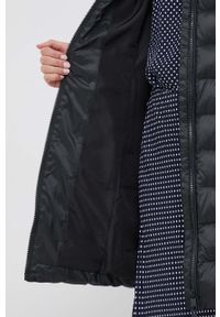TOMMY HILFIGER - Tommy Hilfiger kurtka damska kolor czarny przejściowa. Typ kołnierza: kaptur. Kolor: czarny. Materiał: poliester #5