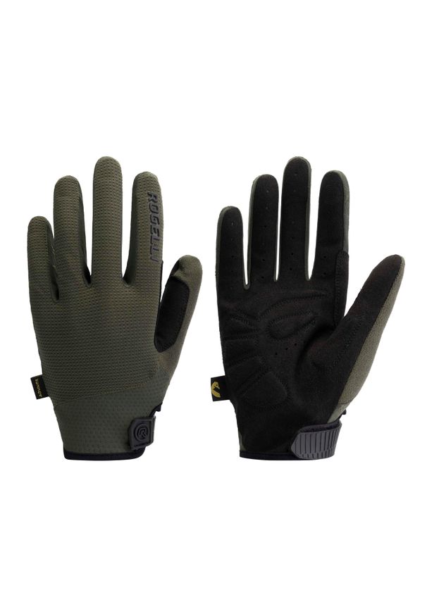 ROGELLI - Rękawiczki rowerowe męskie Rogelli Mtb Advntr Gel. Kolor: czarny, zielony, wielokolorowy. Sport: kolarstwo