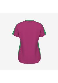 Head - T-Shirt damski TIE-BREAK. Kolor: różowy. Sport: tenis