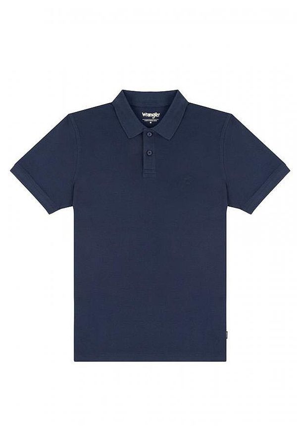 Wrangler - WRANGLER POLOSHIRT MĘSKI T-SHIRT KOSZULKA NAVY W7X7K4114 112320563