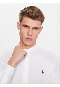 Polo Ralph Lauren Koszula 710742468002 Biały Regular Fit. Typ kołnierza: polo. Kolor: biały. Materiał: bawełna #10
