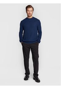 Sisley Sweter 109KS100X Niebieski Regular Fit. Kolor: niebieski. Materiał: syntetyk #3