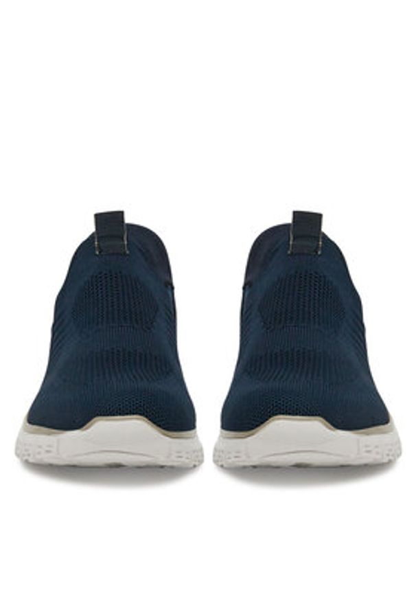 Rieker Sneakersy B6659-14 Granatowy. Kolor: niebieski. Materiał: materiał