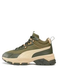 Puma Sneakersy Cassia Via Mid 391309 07 Khaki. Kolor: brązowy. Materiał: materiał #3