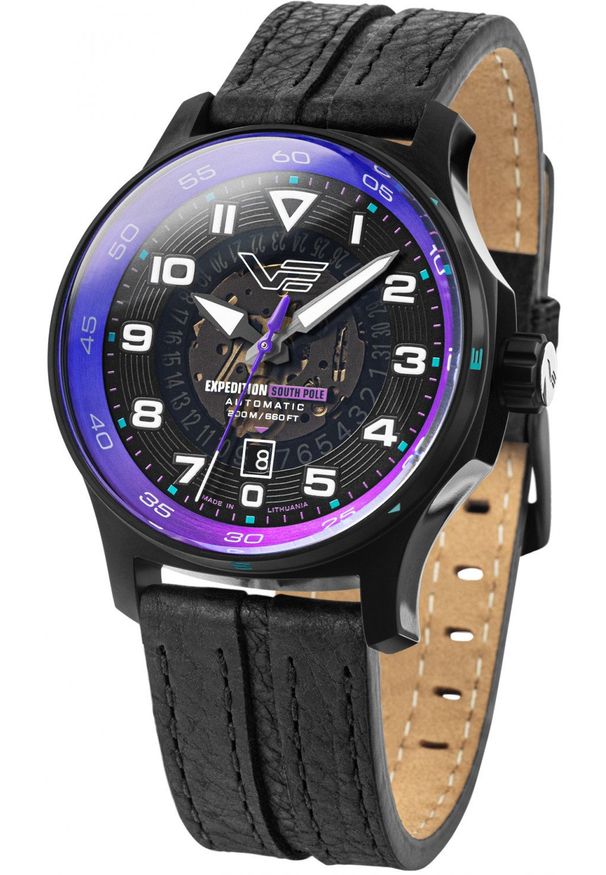 Zegarek męski Vostok Europe NH35A-592C760 czarny. Kolor: czarny