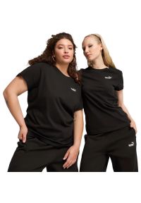 Koszulka Puma Ess Small No. 1 Logo Tee, Kobiety. Kolor: czarny. Materiał: materiał, bawełna