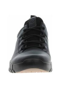 ecco - Buty do chodzenia męskie Ecco 52522401001. Zapięcie: sznurówki. Kolor: czarny. Materiał: guma, tkanina, skóra. Szerokość cholewki: normalna. Sport: turystyka piesza