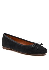 Geox Baleriny D Marsilea D45W6A 02111 C9999 Czarny. Kolor: czarny. Materiał: zamsz, skóra