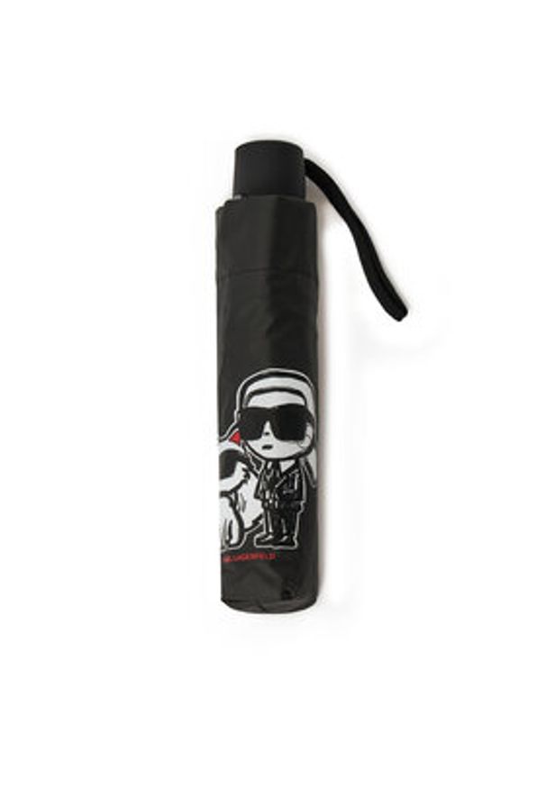 Karl Lagerfeld - KARL LAGERFELD Parasolka A2W50021 Czarny. Kolor: czarny. Materiał: poliester, materiał