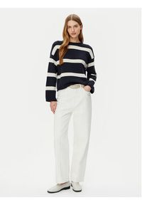 Marc O'Polo Sweter 502 6059 60047 Granatowy Regular Fit. Typ kołnierza: polo. Kolor: niebieski. Materiał: bawełna