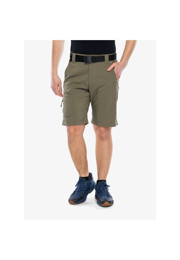 columbia - Spodenki turystyczne męskie Columbia Silver Ridge Utility Short. Kolor: zielony. Sport: turystyka piesza