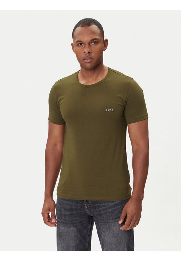 BOSS Komplet 3 t-shirtów 50532470 Kolorowy Regular Fit. Materiał: bawełna. Wzór: kolorowy