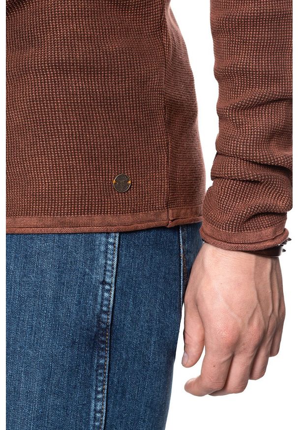 Mustang - MĘSKI SWETER MUSTANG Emil C Waffle ANDORRA 1008709 3232