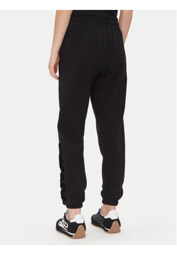 DKNY Sport Spodnie dresowe DP5P3585 Czarny Regular Fit. Kolor: czarny. Materiał: syntetyk, bawełna