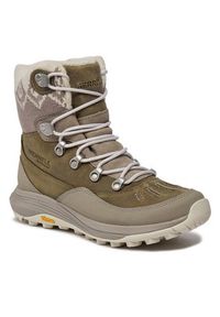 Merrell Śniegowce Siren 4 Thermo Mid Zip Waterproof J037414 Szary. Kolor: szary. Materiał: skóra #6