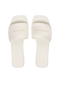 Armani Exchange Klapki XW002569 AF22793 M0354 Biały. Kolor: biały. Materiał: skóra #6