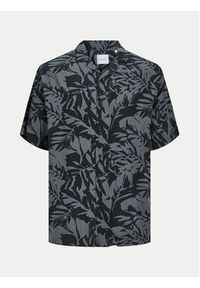Jack & Jones - Jack&Jones Koszula Monochrome Resort 12249210 Szary Relaxed Fit. Kolor: szary. Materiał: wiskoza #6