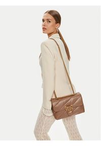 Pinko Torebka Love Classic Puff Cl AI 23-24 100038 A0F2 Brązowy. Kolor: brązowy. Materiał: skórzane #5