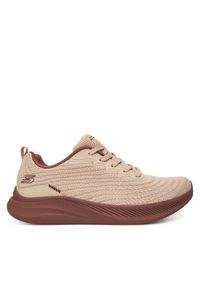 skechers - Skechers Sneakersy Bobs Moda Flex 117731/NAT Beżowy. Kolor: beżowy. Materiał: materiał