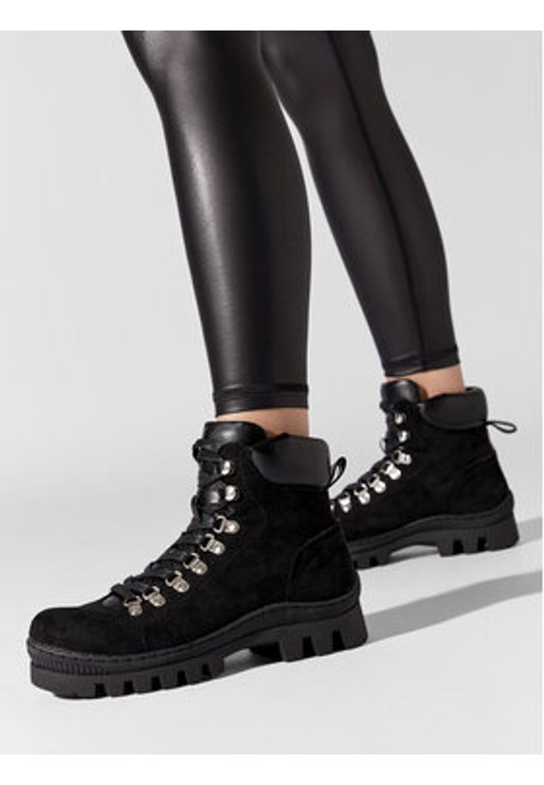 Jenny Fairy Trapery HZ21B027-4 Czarny. Kolor: czarny. Materiał: materiał