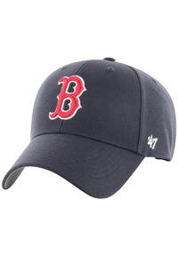 47 Brand - Czapka z daszkiem dla dorosłych MLB Boston Red Sox MVP Cap. Kolor: niebieski. Materiał: akryl, wełna #1