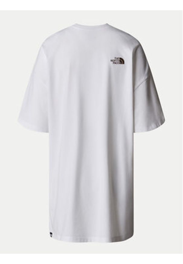 The North Face Sukienka codzienna Simple Dome NF0A87NF Biały Relaxed Fit. Okazja: na co dzień. Kolor: biały. Materiał: syntetyk, bawełna. Typ sukienki: proste. Styl: casual