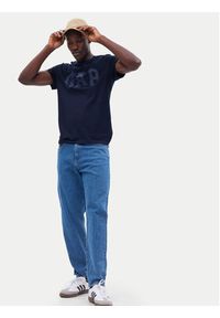 GAP - Gap T-Shirt 663921-03 Granatowy Regular Fit. Kolor: niebieski. Materiał: bawełna