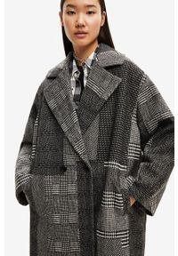 Desigual płaszcz damski kolor szary przejściowy. Kolor: szary #3