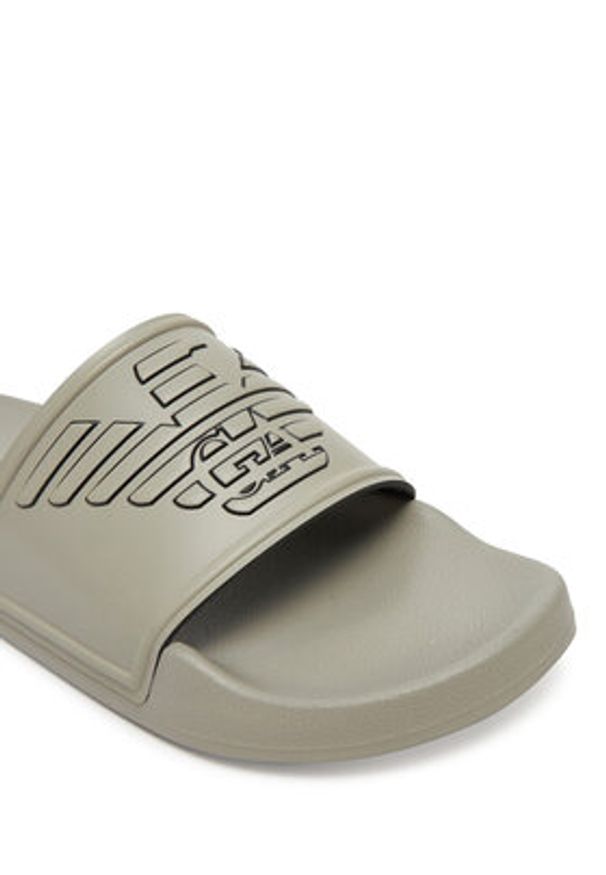 Emporio Armani Klapki XVPS11 XR273 U529 Beżowy. Kolor: beżowy. Materiał: syntetyk