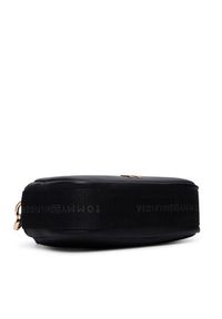 TOMMY HILFIGER - Tommy Hilfiger Torebka Th Logotape Camera Bag AW0AW18741 Czarny. Kolor: czarny. Materiał: skórzane #5