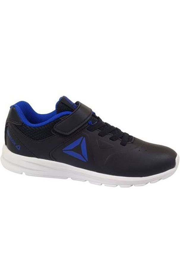 Buty do chodzenia dla dzieci Reebok Rush Runner. Zapięcie: rzepy. Kolor: niebieski, wielokolorowy. Materiał: guma, syntetyk, tkanina, materiał. Szerokość cholewki: normalna. Sport: turystyka piesza