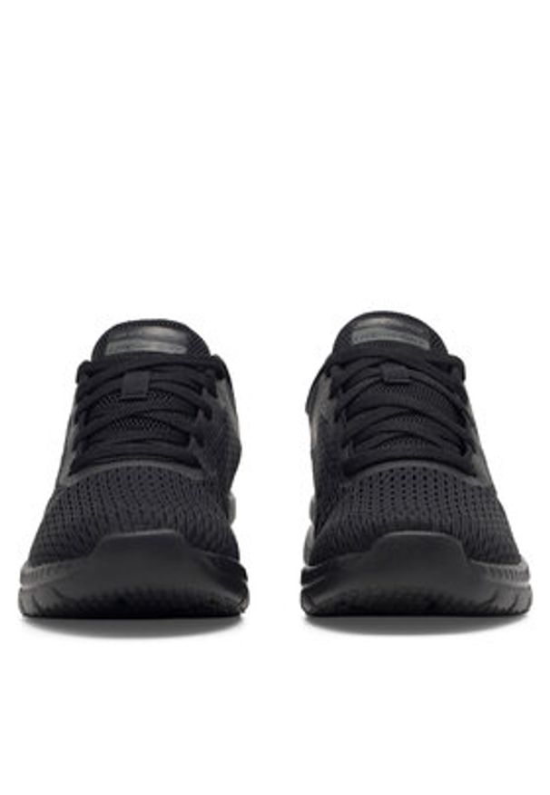 skechers - Skechers Sneakersy 12607 BBK Czarny. Kolor: czarny. Materiał: materiał
