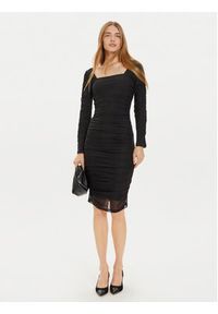 Marciano Guess Sukienka koktajlowa 4BGK18 6286A Czarny Slim Fit. Kolor: czarny. Materiał: syntetyk. Styl: wizytowy #3