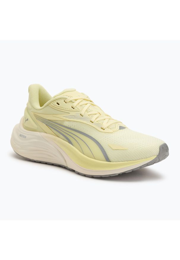 Puma - Buty do biegania damskie PUMA Electrify Nitro 4. Kolor: żółty. Sport: bieganie