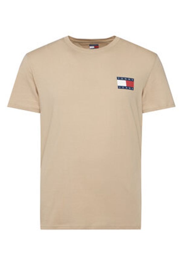 Tommy Jeans Komplet 2 t-shirtów Ess Flag DM0DM22143 Kolorowy Slim Fit. Materiał: bawełna. Wzór: kolorowy