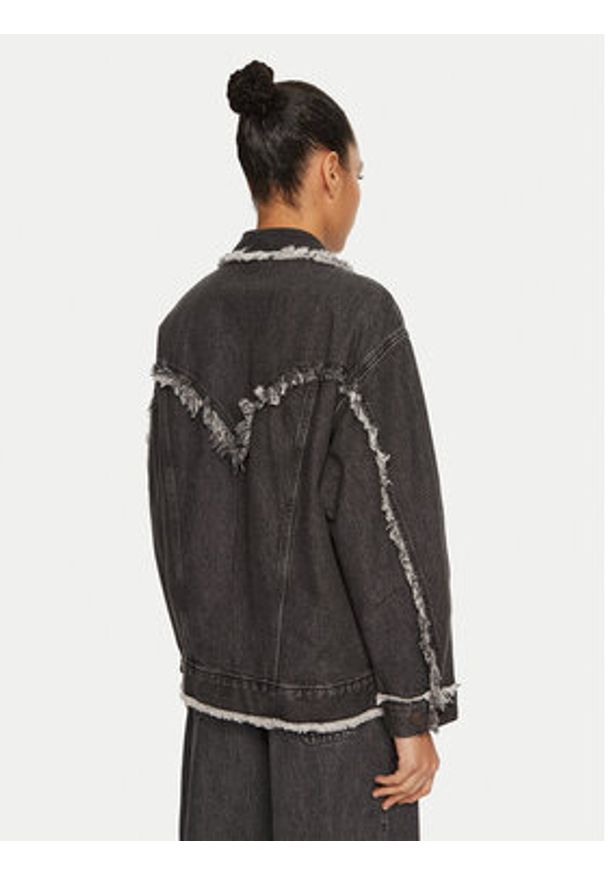 Wrangler Kurtka jeansowa 112356384 Szary Regular Fit. Kolor: szary. Materiał: bawełna