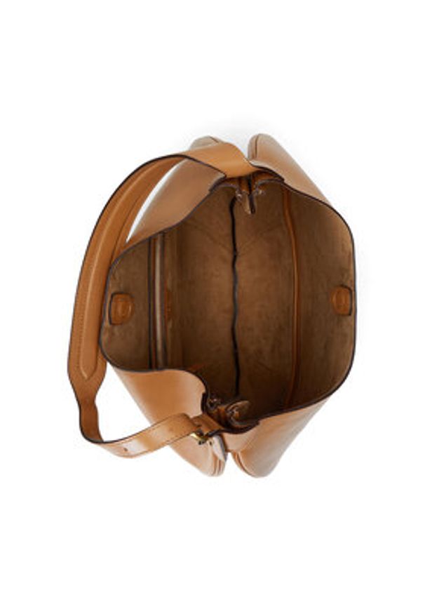 Polo Ralph Lauren Torebka 428867518002 Brązowy. Kolor: brązowy. Materiał: skórzane