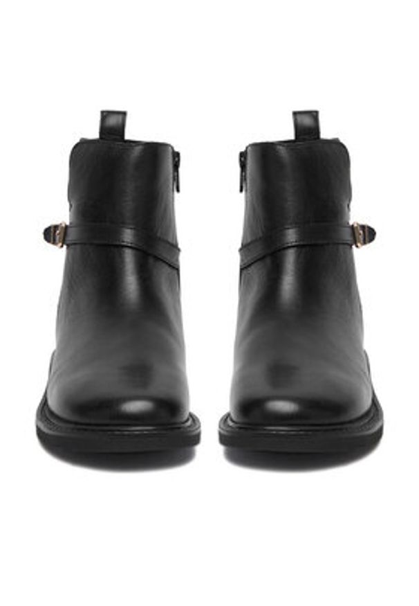 Lasocki Botki CEO-WI23-ROUND-02 Czarny. Kolor: czarny. Materiał: skóra