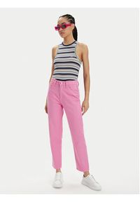 Lee Jeansy Carol 112349595 Różowy Straight Fit. Kolor: różowy #4