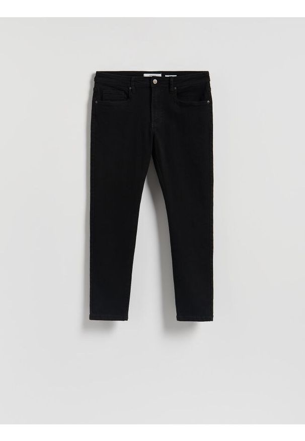 Reserved - Jeansy skinny fit - czarny. Kolor: czarny