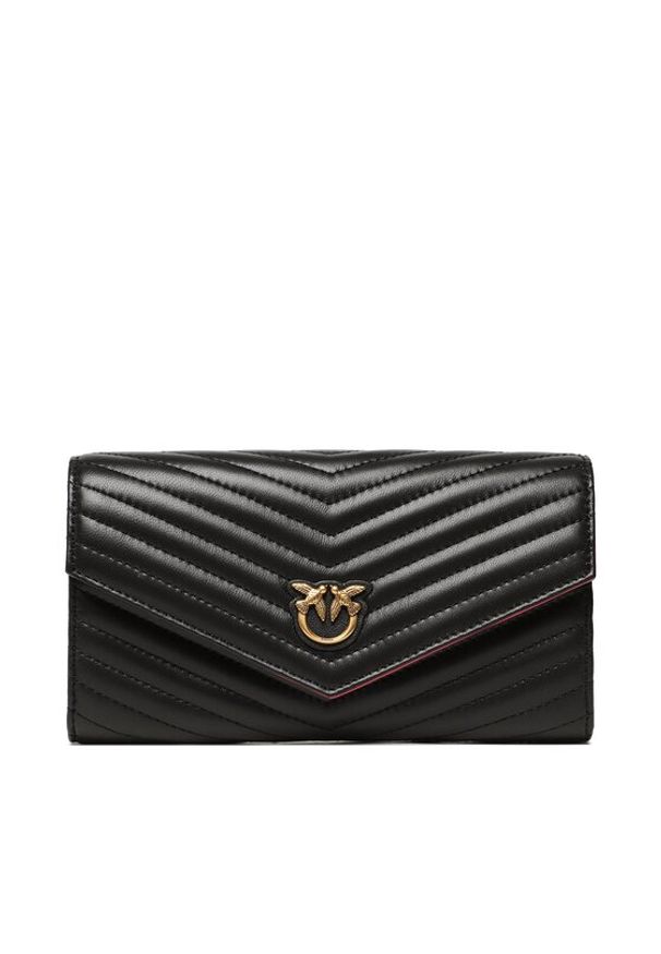 Duży Portfel Damski Pinko. Kolor: czarny