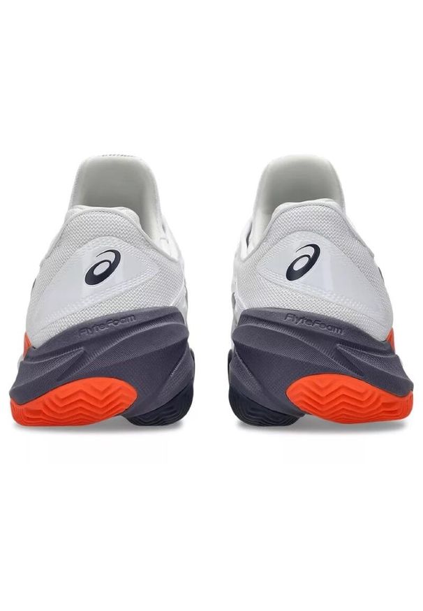 Buty do tenisa męskie Asics Gel Court Ff 3 Clay. Kolor: biały. Materiał: syntetyk, materiał. Szerokość cholewki: normalna. Sport: tenis