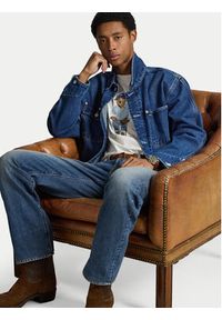 Polo Ralph Lauren T-Shirt 710B14615001 Biały Regular Fit. Typ kołnierza: polo. Kolor: biały. Materiał: bawełna #4