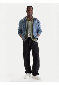 Quiksilver Bluza Salt Water Zip EQYFT05160 Niebieski Comfort Fit. Kolor: niebieski. Materiał: bawełna #3