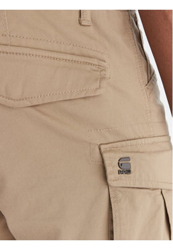 G-Star RAW - G-Star Raw Szorty materiałowe Rovic Zip D26214-5126 Zielony Relaxed Fit. Kolor: zielony. Materiał: bawełna