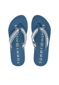 TOMMY HILFIGER - Tommy Hilfiger Japonki Th Webbing Summer Sandal FW0FW09193 Niebieski. Kolor: niebieski. Materiał: materiał #1